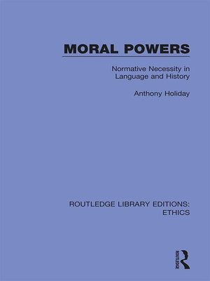 cover image of Moral Powers